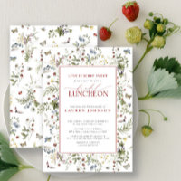 Love Is Berry Sweet Elegant Floral Bridal Luncheon