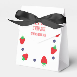 Love Is Berry Sweet Fruit Bridal Shower Favour Box