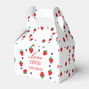 Love Is Berry Sweet Fruit Bridal Shower Favour Box