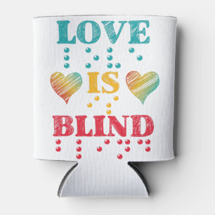 Love Is Blind Braille Hearts Can Cooler