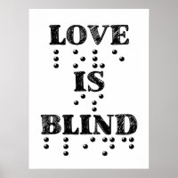 Love Is Blind Braille