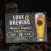 Love is Brewing Beer Couple's Engagement Party