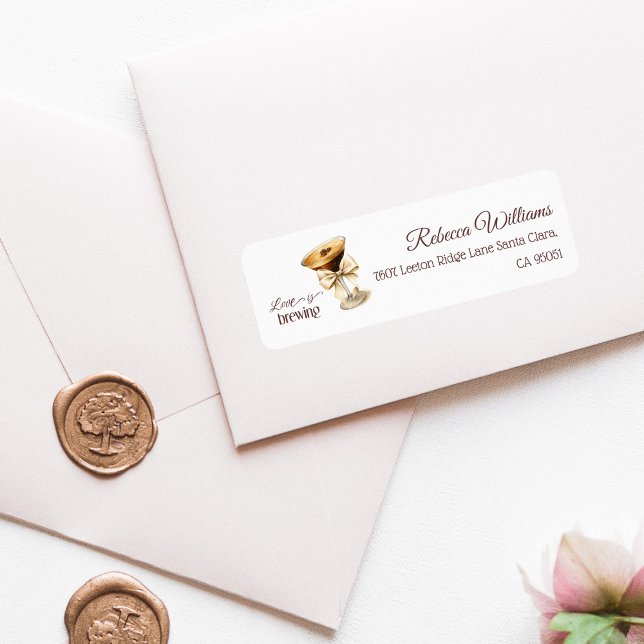 Love is Brewing Bow Espresso Martini Bridal Shower (Creator Uploaded)