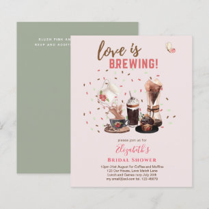 Love Is Brewing BRIDAL SHOWER Coffee Muffins INVIT