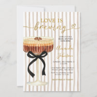 Love Is Brewing Bridal Shower Espresso Martini