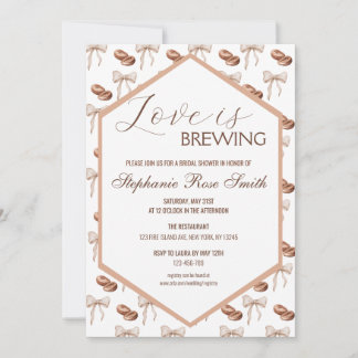 Love is Brewing Bridal Shower Invitation