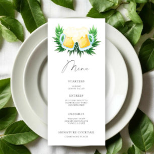 Love is brewing Bridal shower menu