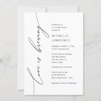 Love is Brewing, Bridal Shower Party Celebration