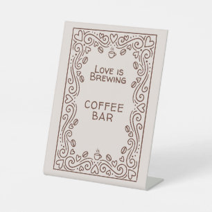 Love Is Brewing Bridal Shower Welcome Sign