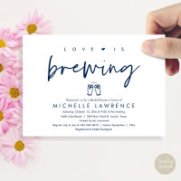 Love is brewing, Casual Beer Party Bridal Shower