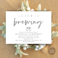 Love is brewing, Casual Beer Party Bridal Shower
