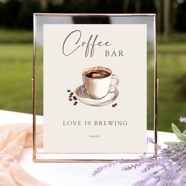 Love is Brewing Cofee Bar Sign (Creator Uploaded)