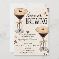 Love Is Brewing Coffee Bridal Shower Theme Evite