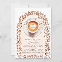 Love is Brewing Coffee Cup Heart Bridal Shower
