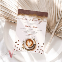 Love is Brewing Coffee Lovers Bridal Shower Invite