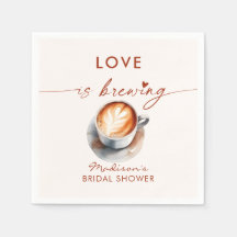 Love Is Brewing Coffee Themed Bridal Shower 
