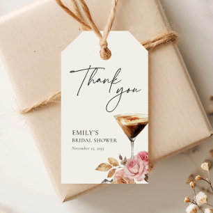Love is Brewing Elegant Bridal Shower Gift Tags