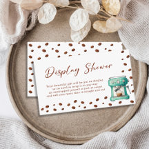 Love is Brewing Espresso Machine Display Shower