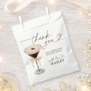 Love Is Brewing Espresso Martini Bridal Shower Favour Bags