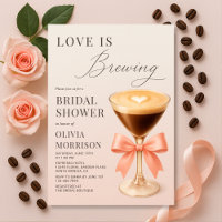 Love is Brewing Espresso Martini Bridal Shower