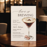 Love is Brewing Espresso Martini Bridal Shower