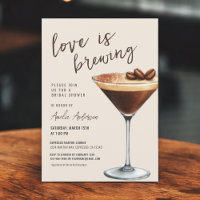 Love is Brewing Espresso Martini Bridal Shower