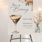 Love is Brewing Espresso Martini Shower Welcome