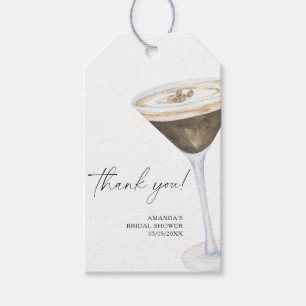 Love is Brewing Espresso Martini Thank you Gift Tags