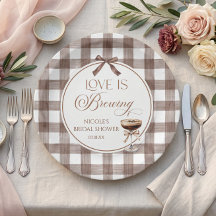 Love Is Brewing Expresso Martini Bow Bridal Shower