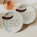 Love Is Brewing Expresso Martini Bridal Shower Paper Plate<br><div class="desc">This is a Love Is Brewing Expresso Martini Bridal Shower Paper Plates!</div>