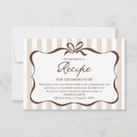 Love Is Brewing Fall Bridal Shower Recipe Request