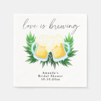 Love is Brewing Greenery Beer Bridal Shower