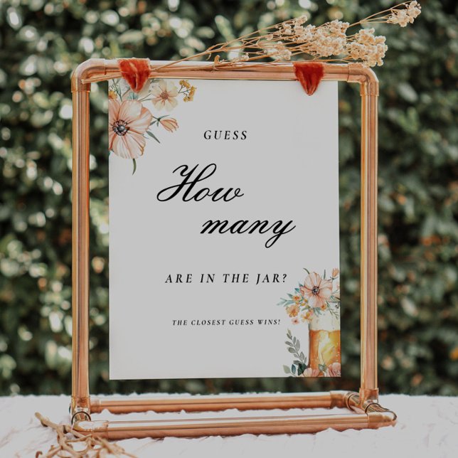 Love is Brewing Guess How Many Bridal Shower Sign (Creator Uploaded)