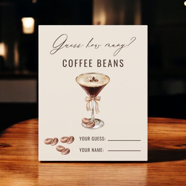 Love is Brewing Guess How Many Coffee Beans (Creator Uploaded)
