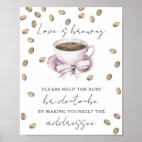 Love is brewing Help the busy bride Address