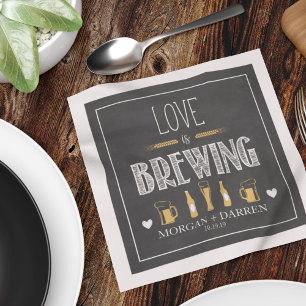 Love is Brewing Napkin