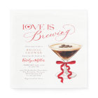 Love is Brewing Red Bow Bridal Shower 
