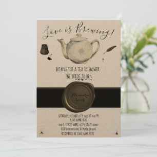 Love is Brewing Tea Bridal Shower Invitation
