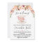 Love is brewing tea bridal shower pink invitation