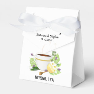 Love Is Brewing Tea Wedding Favour Box