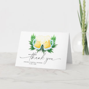 Love is brewing Thank you Bridal shower Card
