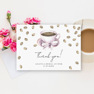 Love is brewing Thank you Bridal shower Card