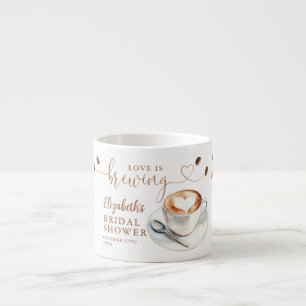 Love Is Brewing Theme Bridal Shower Espresso Cup