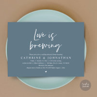 Love is brewing, Wedding Rehearsal Dinner Invitati