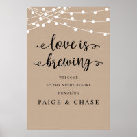 Love is Brewing, Wedding Rehearsal Dinner, Rustic