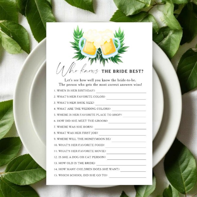 Love is brewing Who knows the bride best (Creator Uploaded)