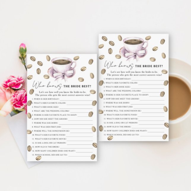 Love is brewing Who knows the bride best (Creator Uploaded)