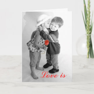 Love is card