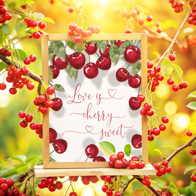 Love is cherry sweet  poster (Creator Uploaded)