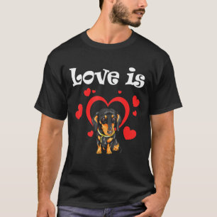 Love Is Dachshund Breed Paws Dogs Wiener Long Body T-Shirt